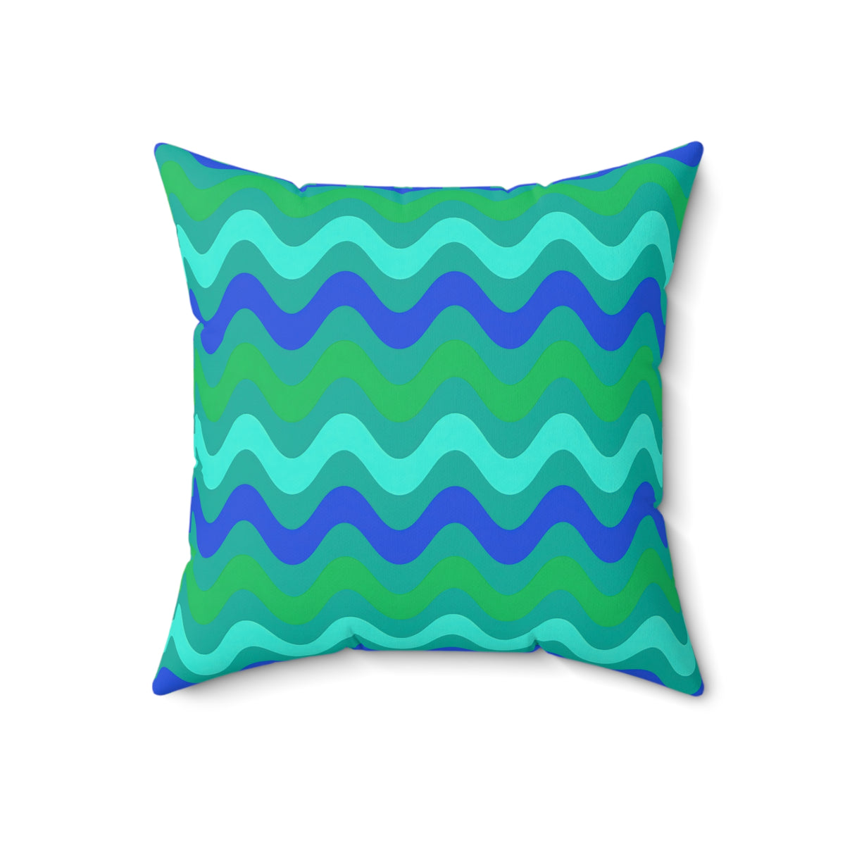 Big Ripple Chevrons Faux Suede Cushion – Ocean Jewel
