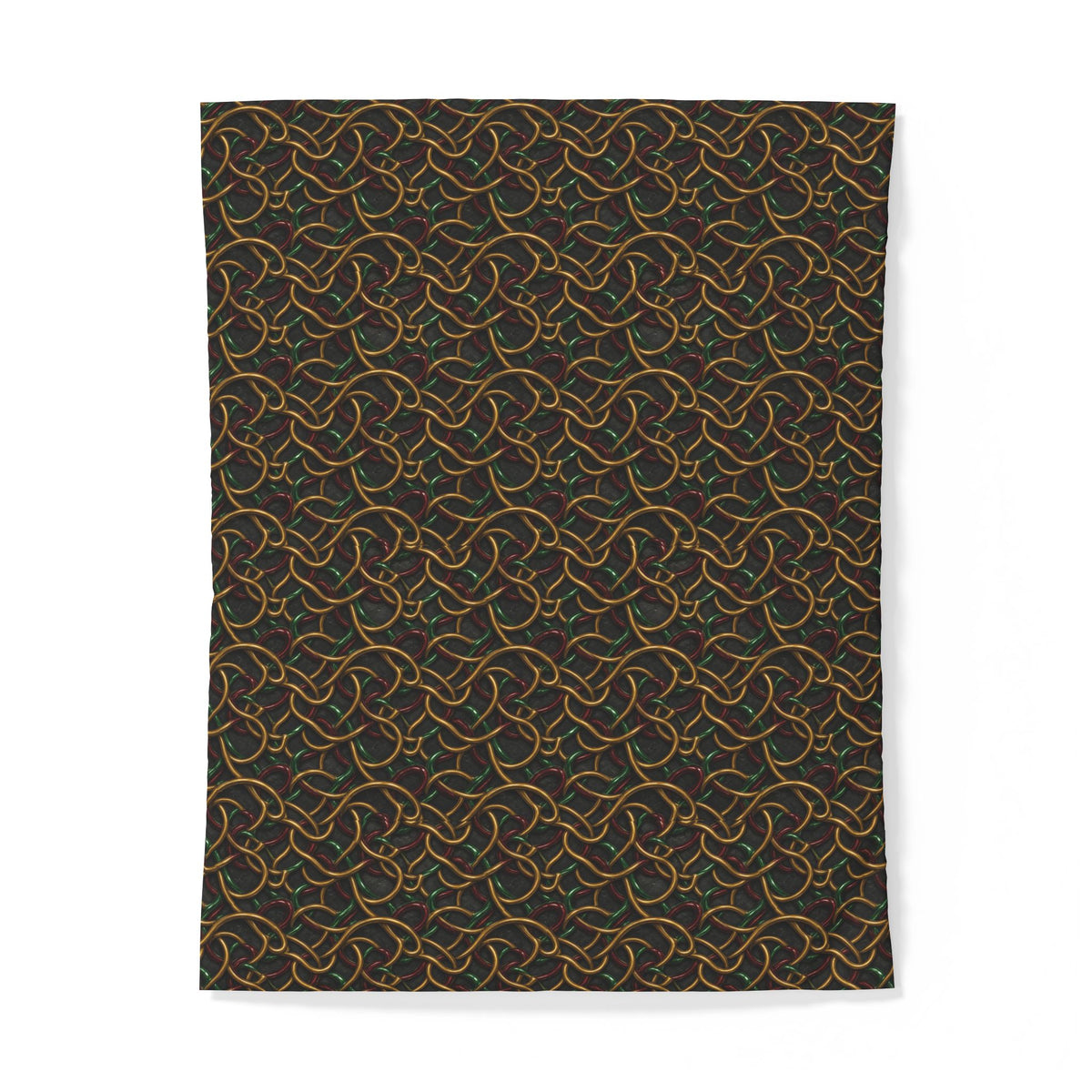 Jewel Metal Weave Cotton Duvet Cover – Holographic-Look Metal Pattern