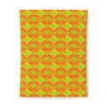 Interlocking Ring Ripples Cotton Duvet Cover – Hot Citrus