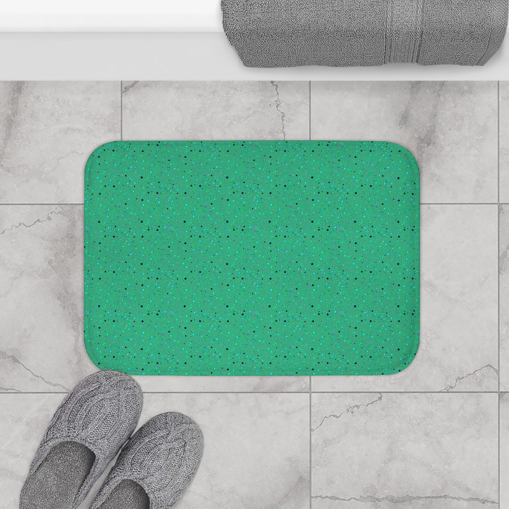 Confetti Spatter Bath Mat – Ocean Jewel