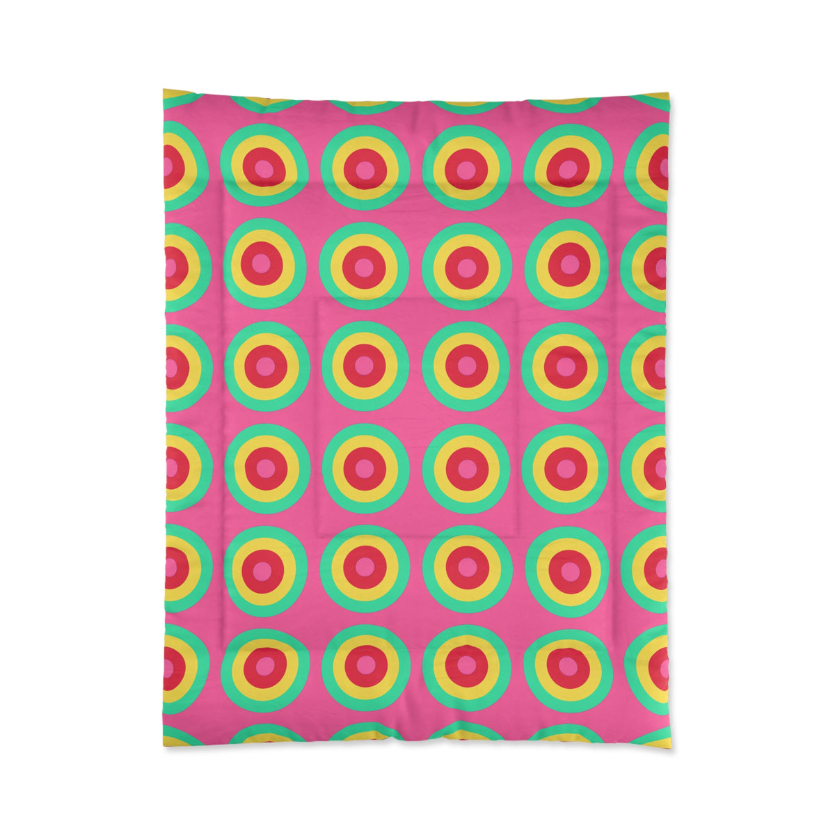 Giant Op-Art Jewel Rings Comforter – Candy Christmas