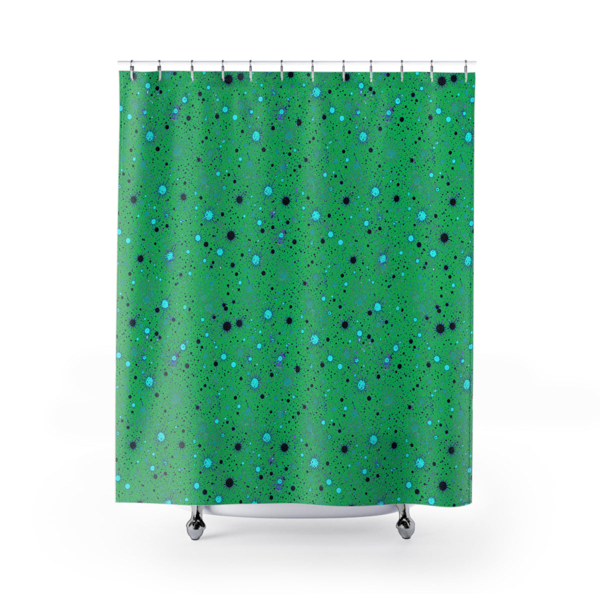 Spray Field Shower Curtain – Ocean Jewel
