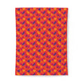 Sunset Bloom Bleeds Cotton Duvet Cover – Watercolour Bleed Pattern