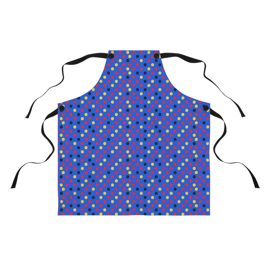 Dot Scatter Blue Apron – Pop Abstract Pattern