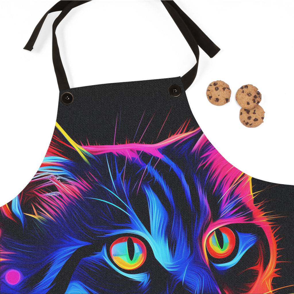 Neon Cat Apron – Neon Pop Art