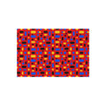 Confetti Dash Red Outdoor Rug – Pop Abstract Pattern