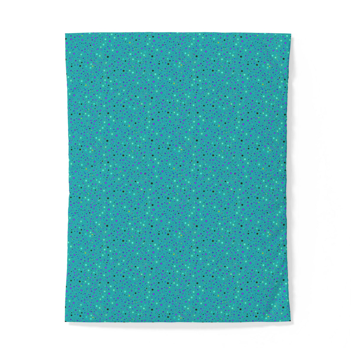 Confetti Spatter Cotton Duvet Cover – Peacock Jewel
