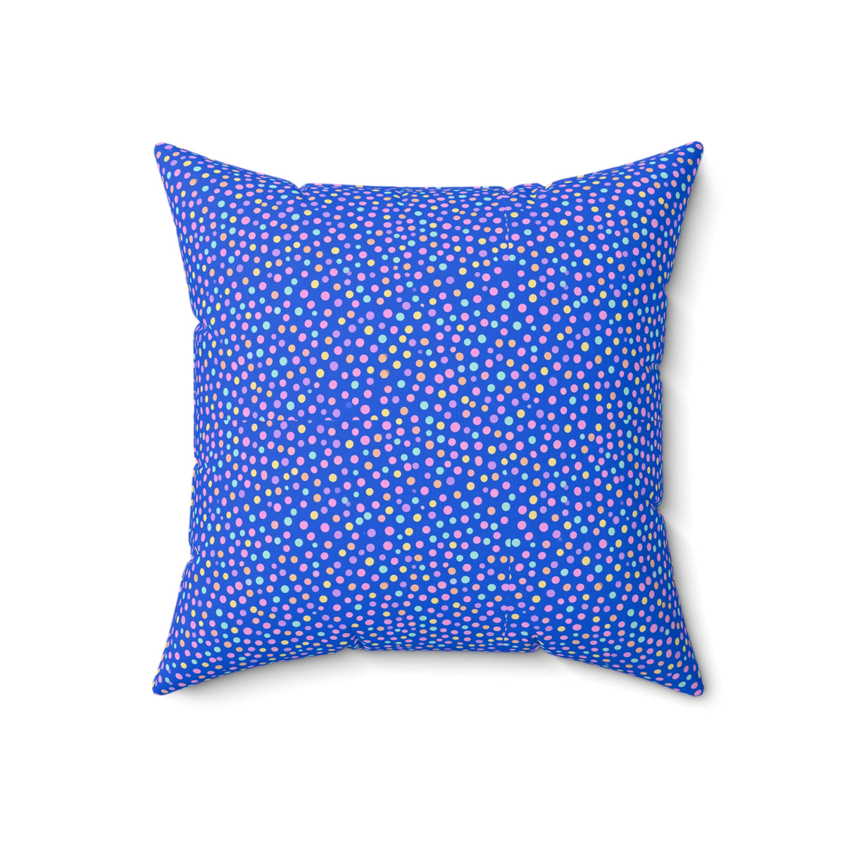 Sugar Confetti Faux Suede Cushion – Soft Abstract Pattern