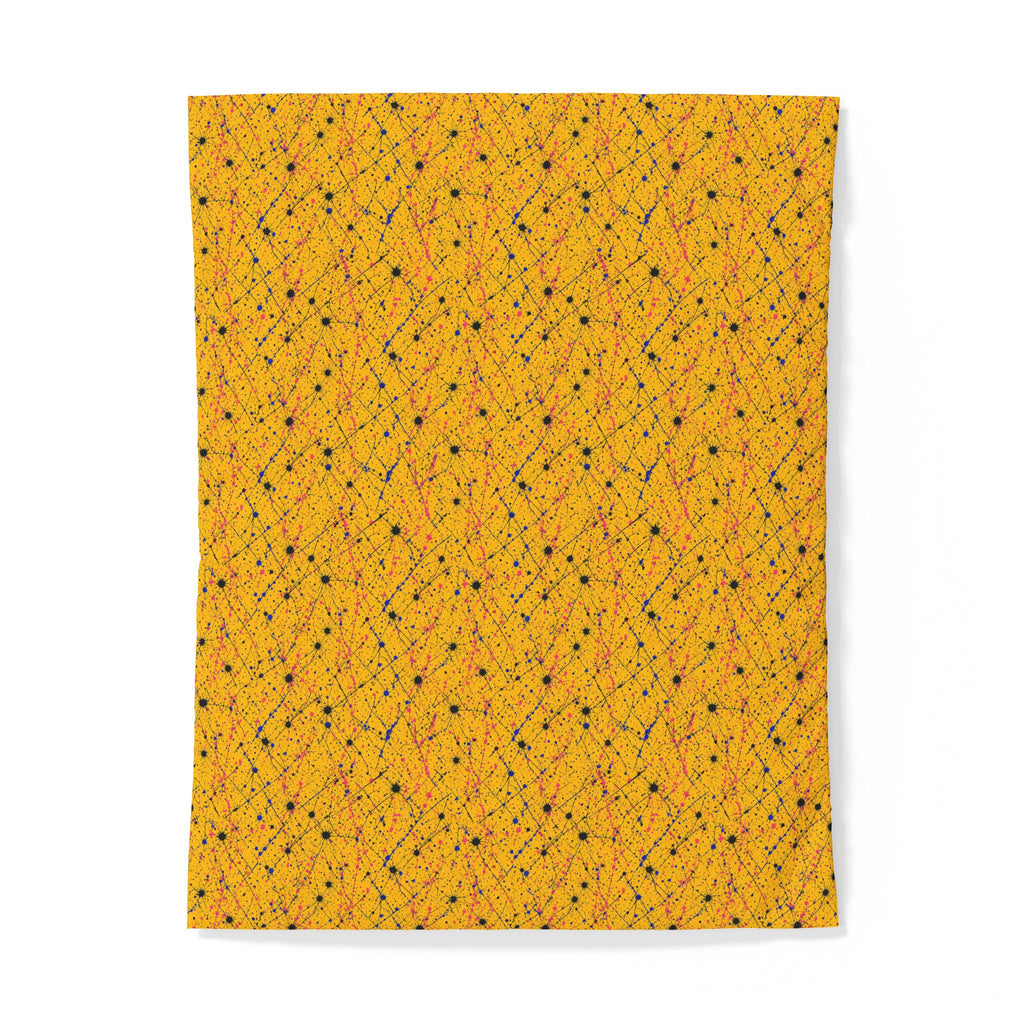 Drip Trails Cotton Duvet Cover – Paint Splatter Pattern