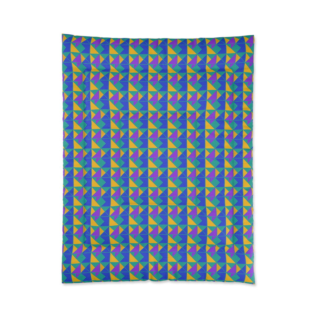 Jewel Block Quilt Comforter – Peacock Jewel