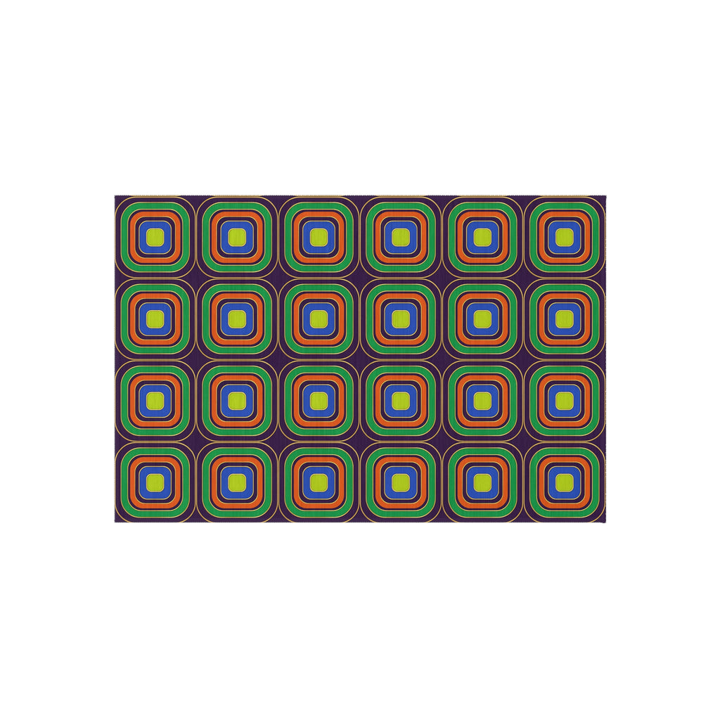 Op-Deco Nested Squares Outdoor Rug – Op-Art Deco Pattern