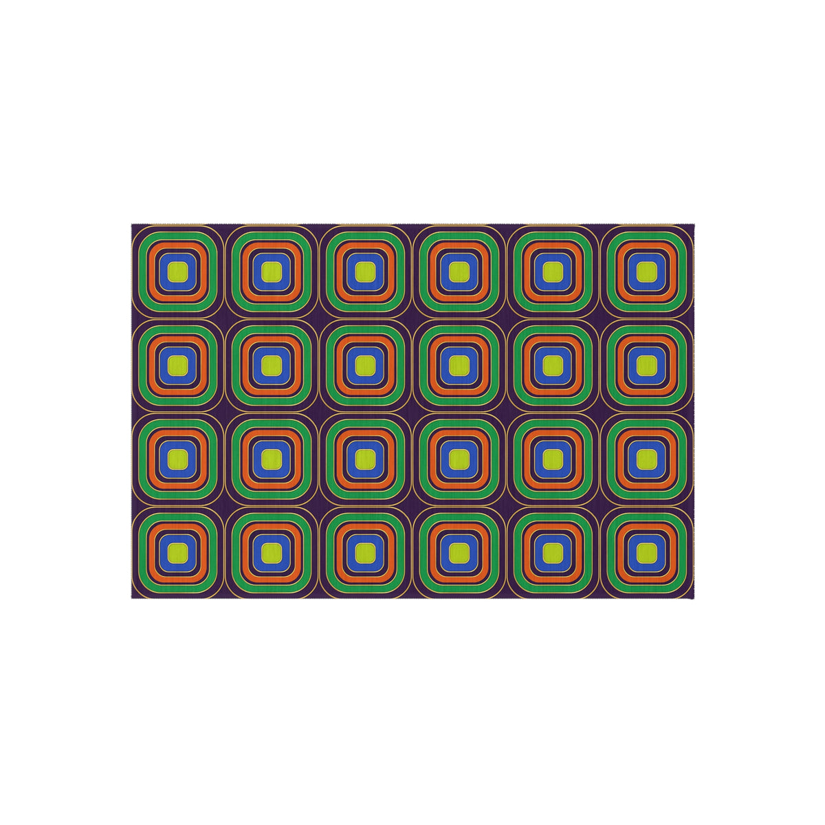 Op-Deco Nested Squares Outdoor Rug – Op-Art Deco Pattern