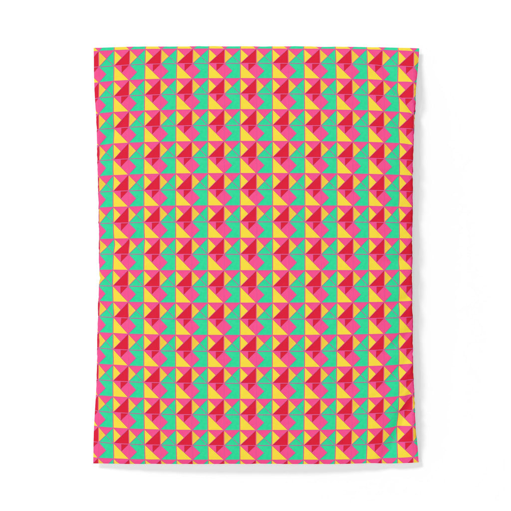 Jewel Block Quilt Cotton Duvet Cover – Candy Christmas