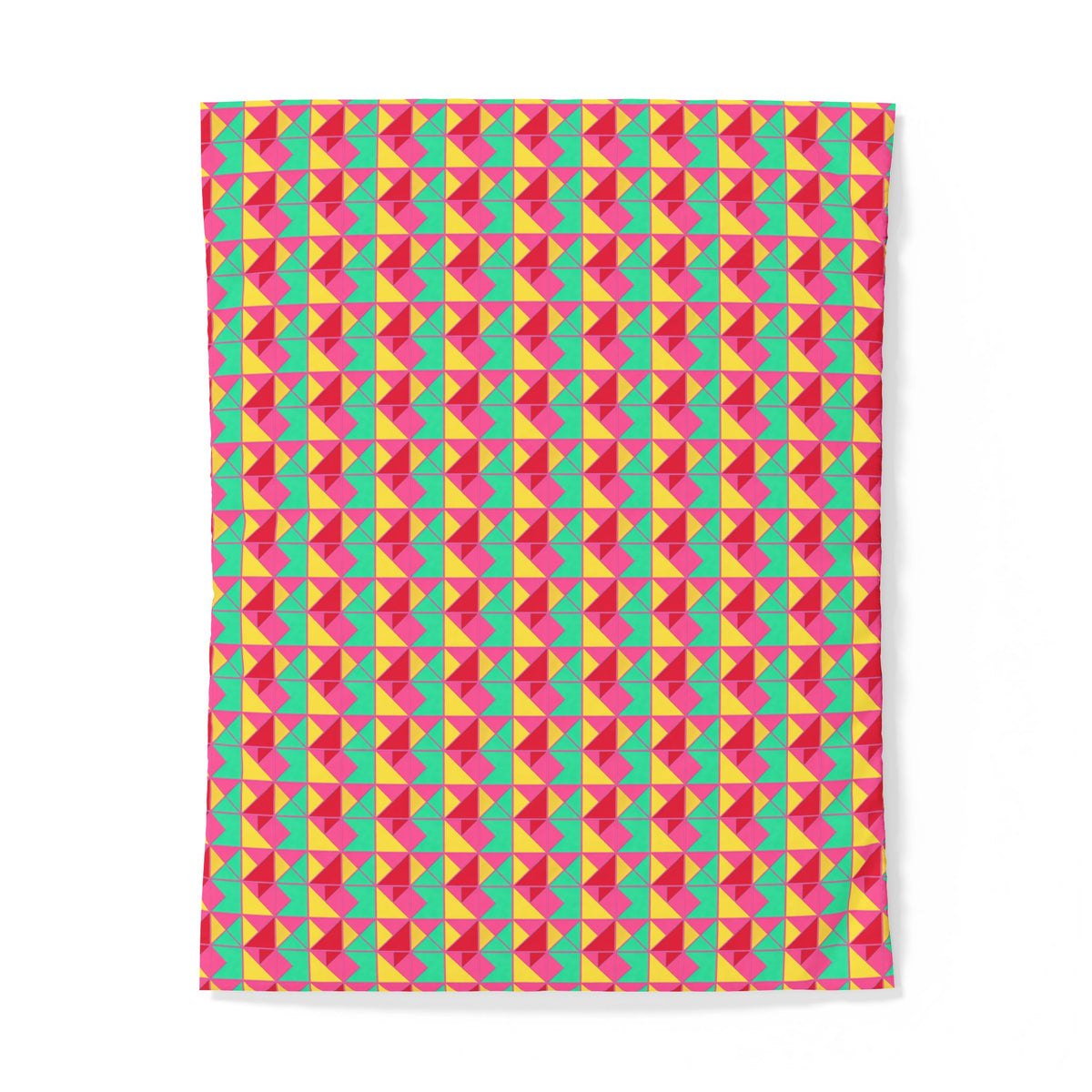Jewel Block Quilt Cotton Duvet Cover – Candy Christmas