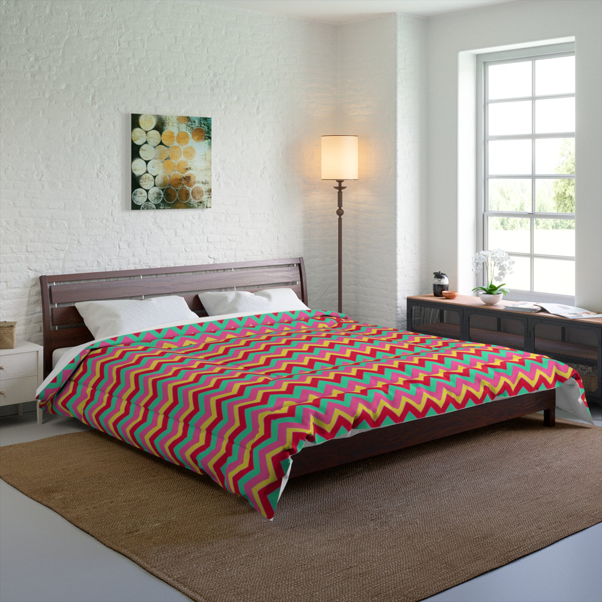 Jewel Chevron Bands Comforter – Candy Christmas