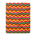 Jewel Chevron Bands Sherpa Fleece Blanket – Chevron Geometric Pattern
