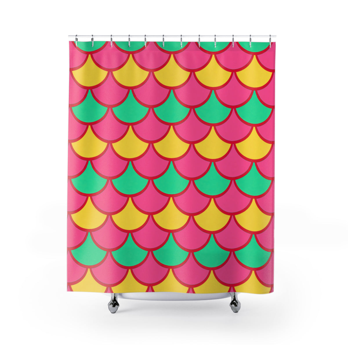 Big Jewel Scales II Shower Curtain – Candy Christmas