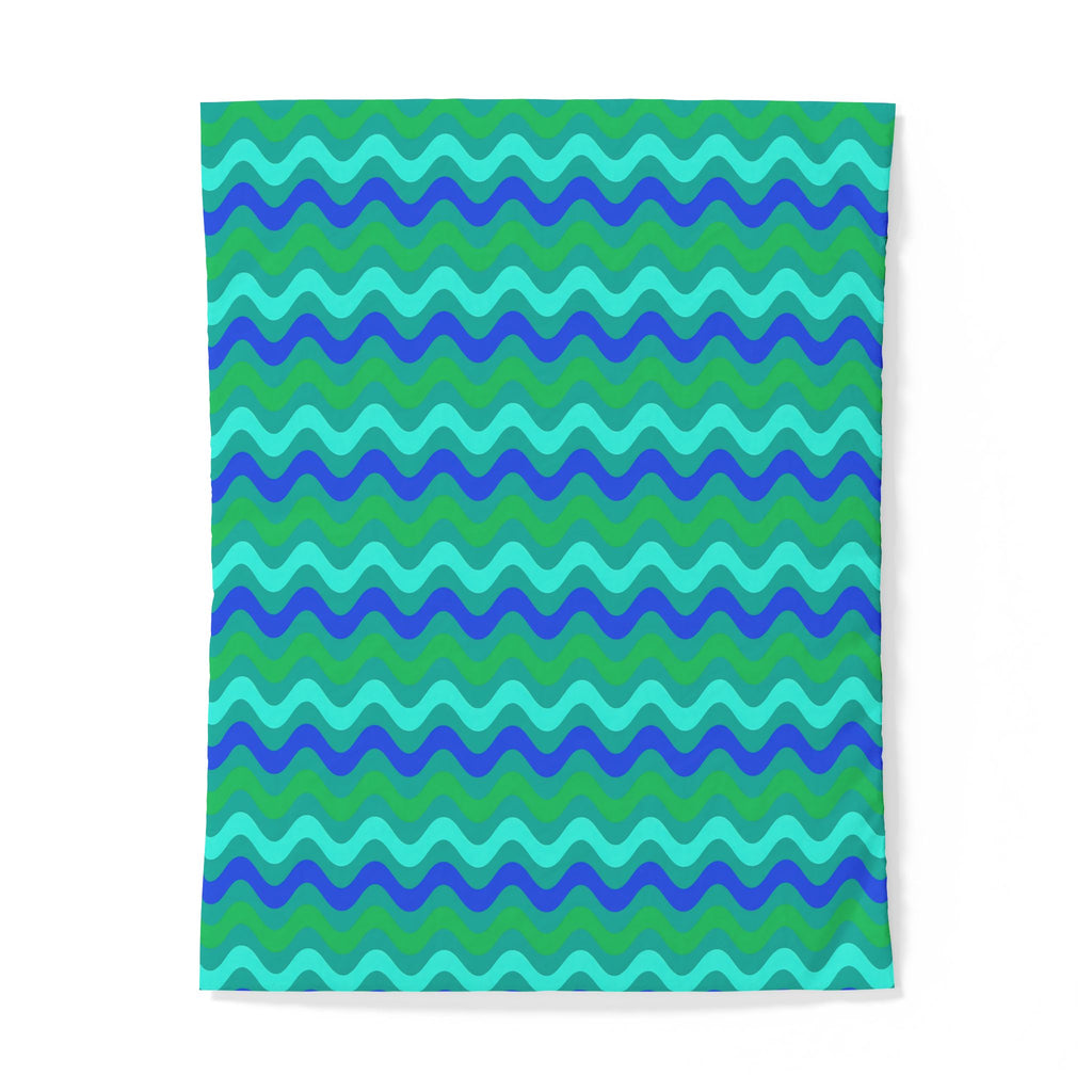 Big Ripple Chevrons Cotton Duvet Cover – Ocean Jewel