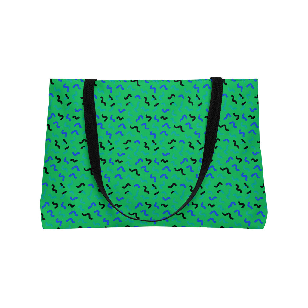 Squiggle Strokes Weekender Tote Bag – Ocean Jewel