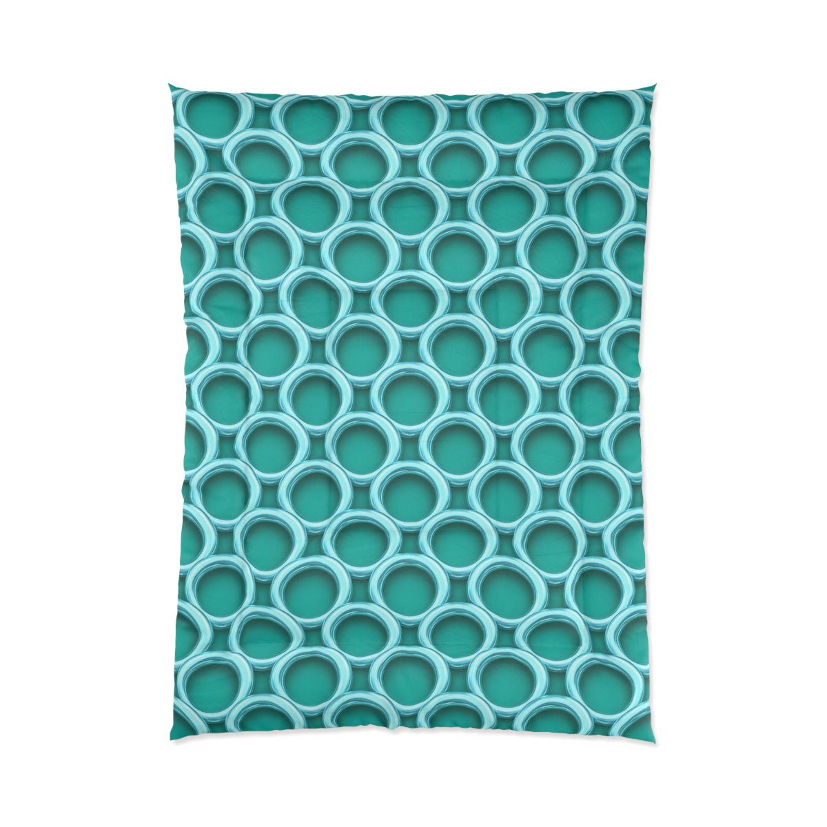 Big Gold Ring Weave Comforter – Peacock Jewel