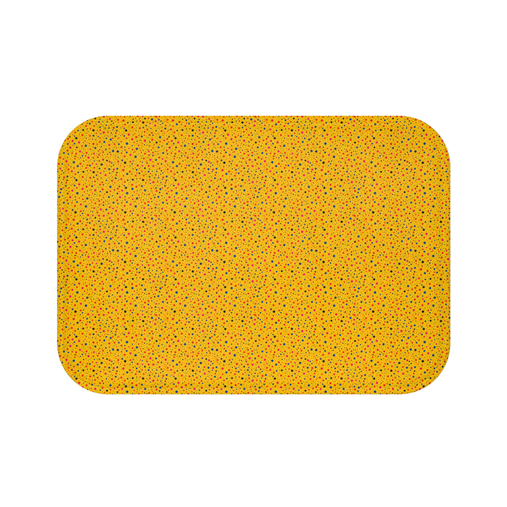 Confetti Spatter Bath Mat – Paint Splatter Pattern