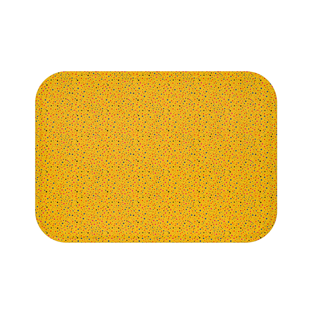 Confetti Spatter Bath Mat – Paint Splatter Pattern