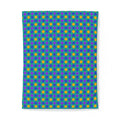 Jewel Harlequin Check Cotton Duvet Cover – Peacock Jewel