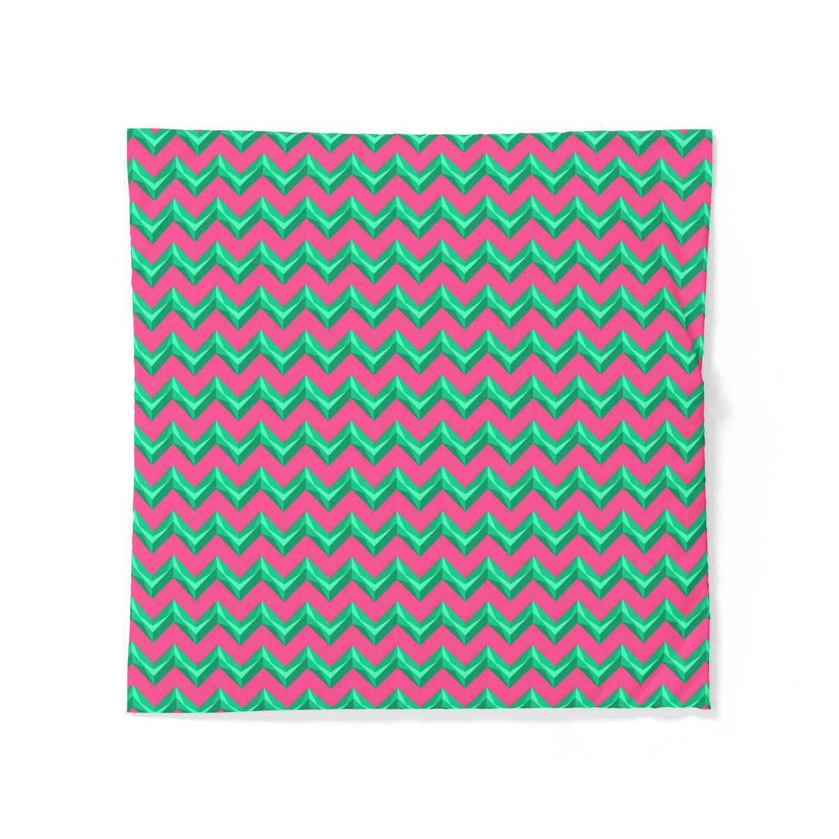 Broad Cut-Gem Chevrons Cotton Duvet Cover – Candy Christmas