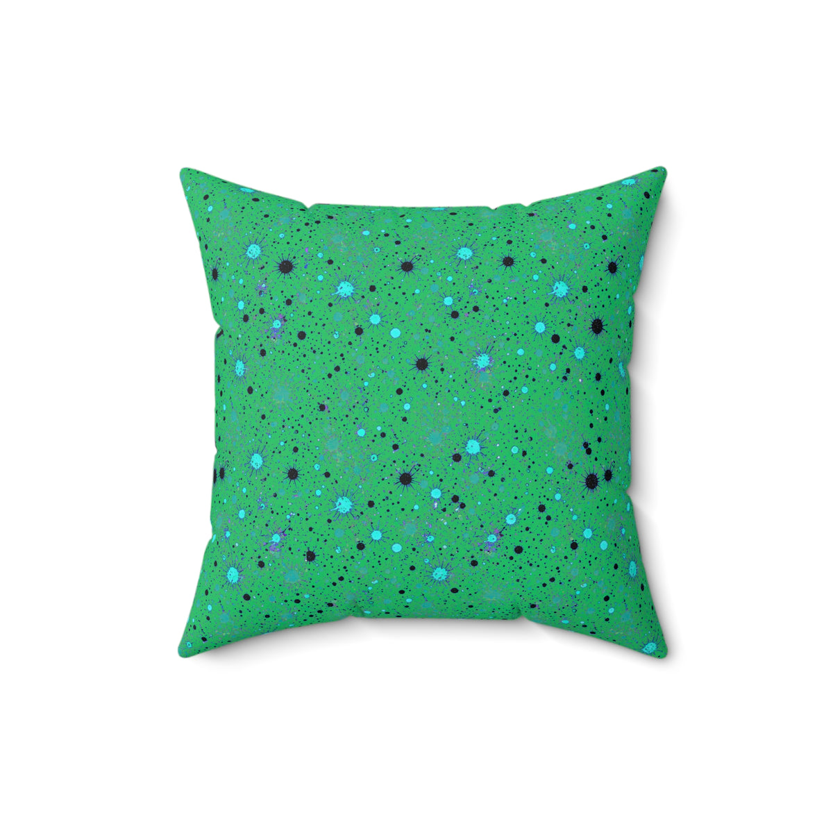 Spray Field Faux Suede Cushion – Ocean Jewel