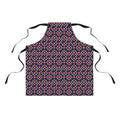 Bulging Dot Grid Apron – Op-Art Pattern