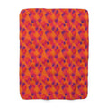Granulated Colour Pools Sherpa Fleece Blanket – Watercolour Bleed Pattern