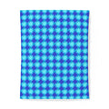 Broad Diamond Trellis Cotton Duvet Cover – Ice Jewel