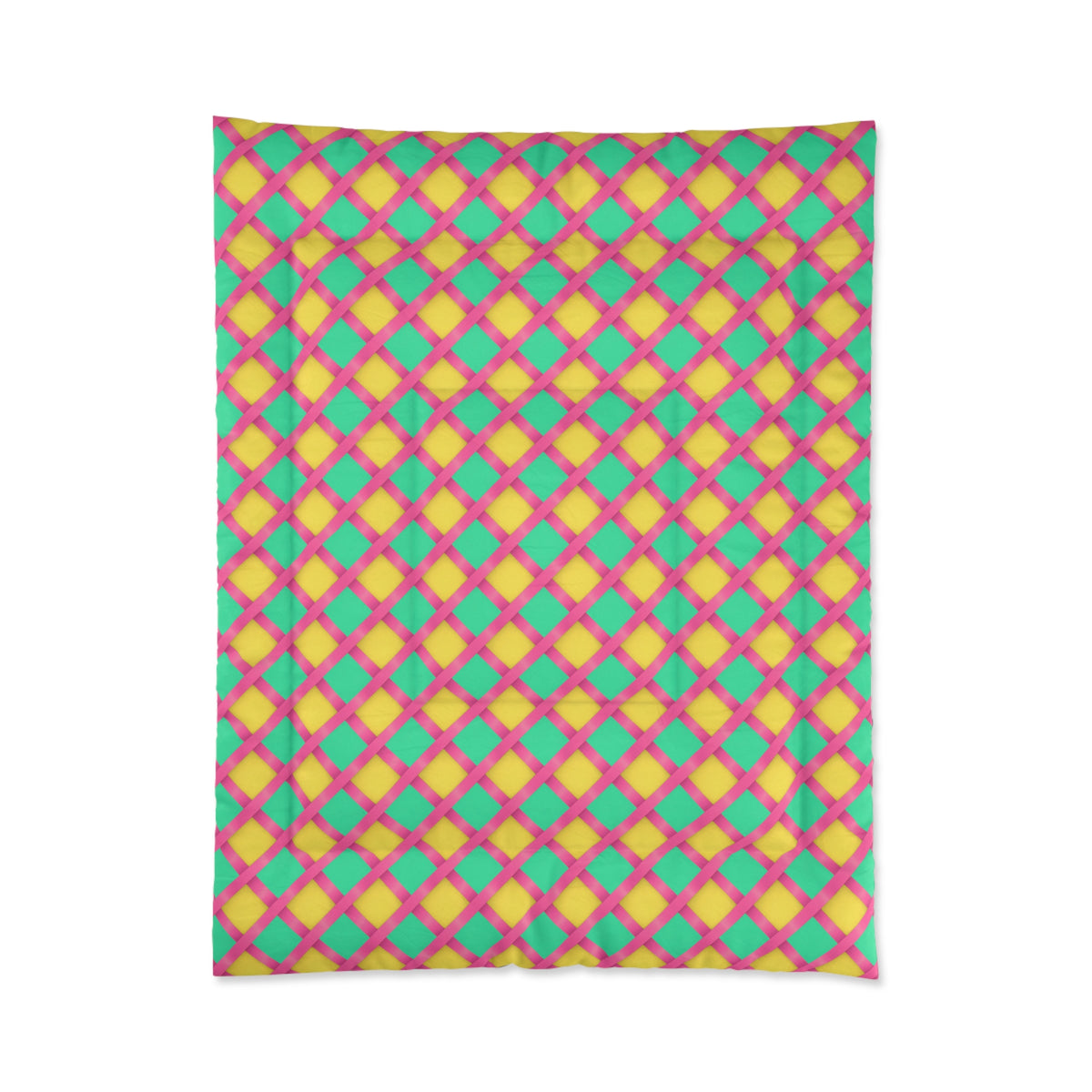 Broad Gold Diamond Trellis Comforter – Candy Christmas