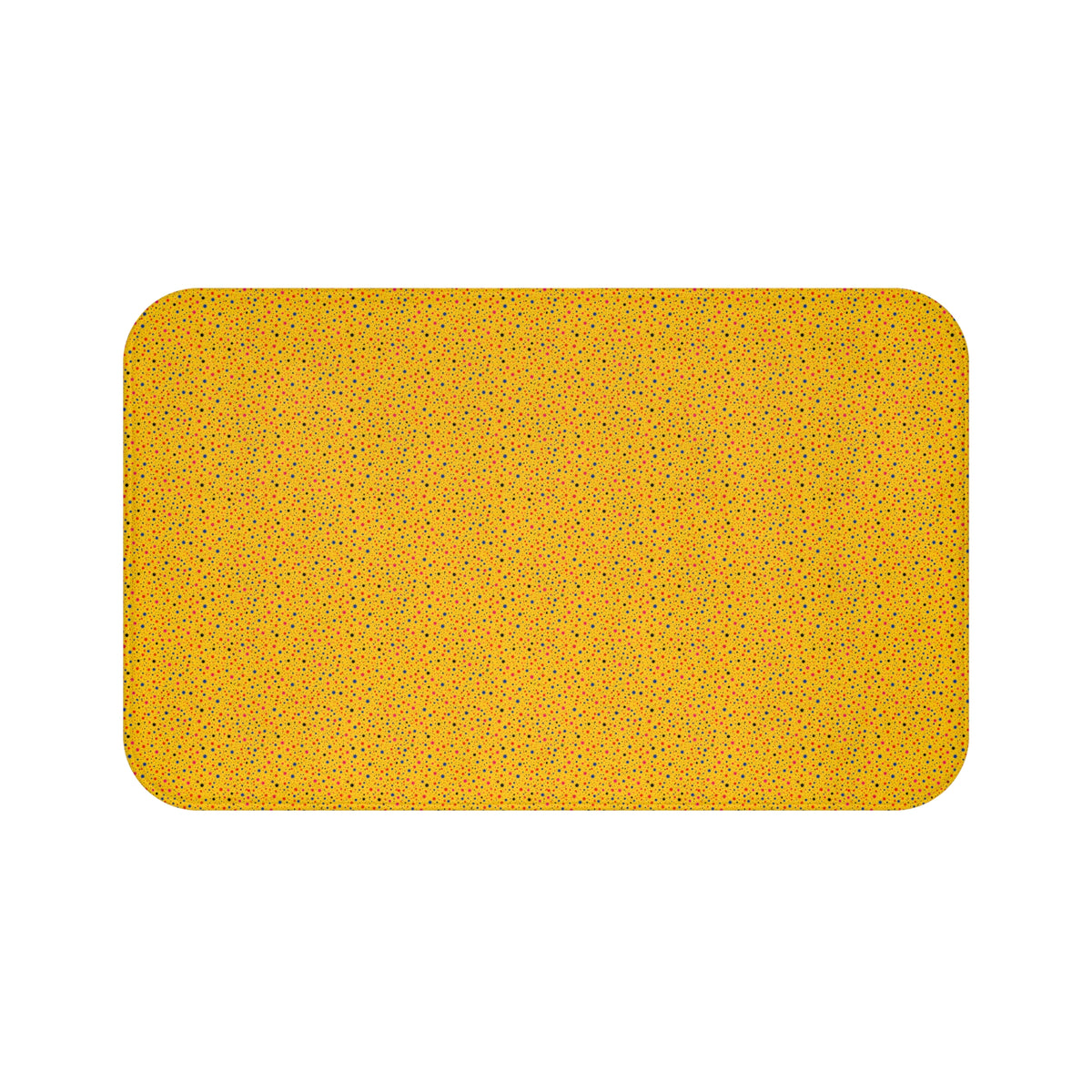 Confetti Spatter Bath Mat – Paint Splatter Pattern
