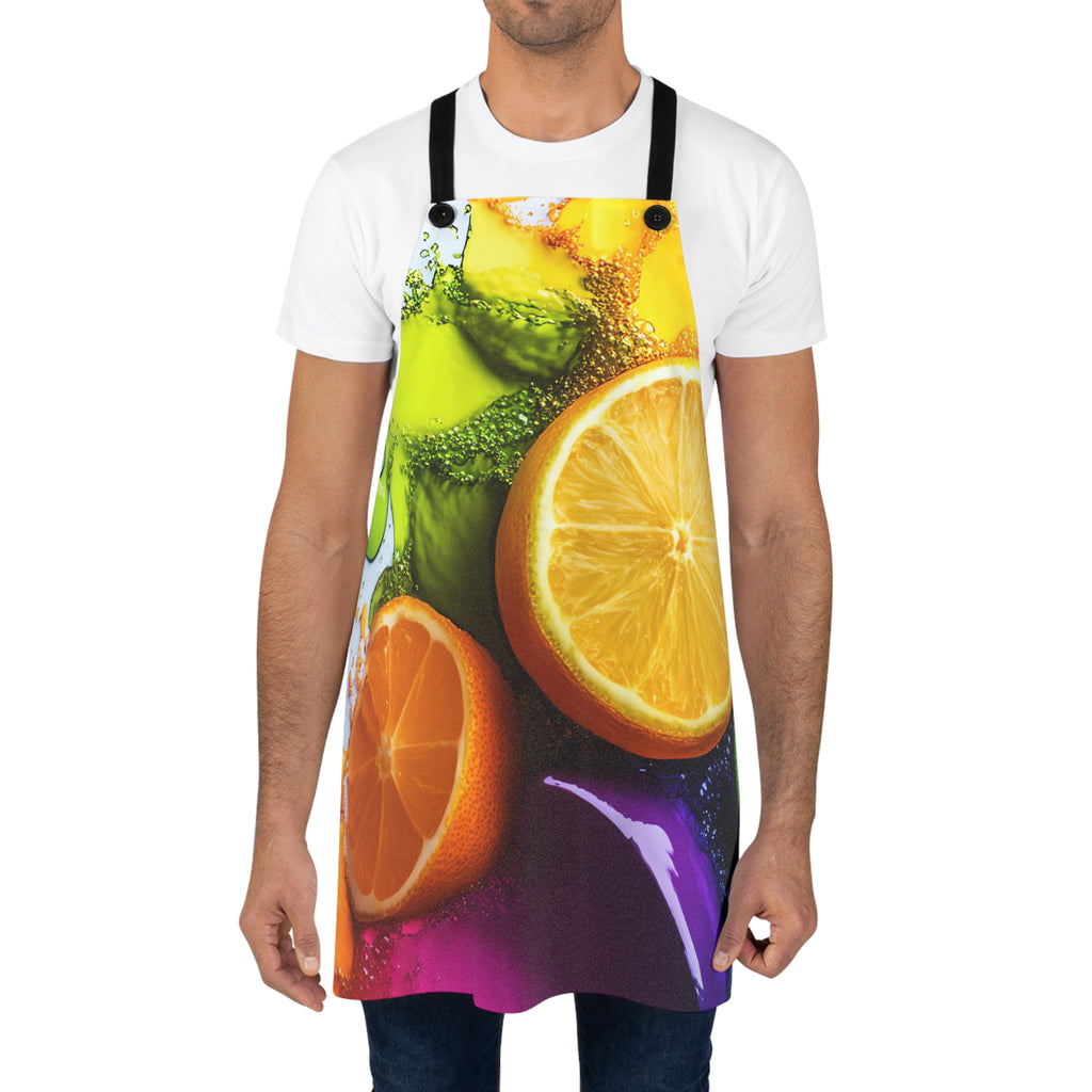 Citrus Splash Apron – Fruit Splash Art
