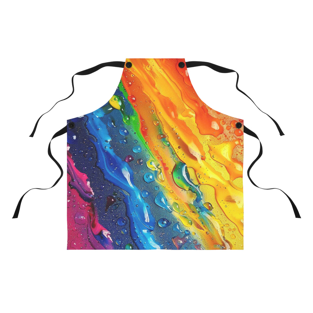 Rainbow Drip Pour Apron – Fluid Pour Art