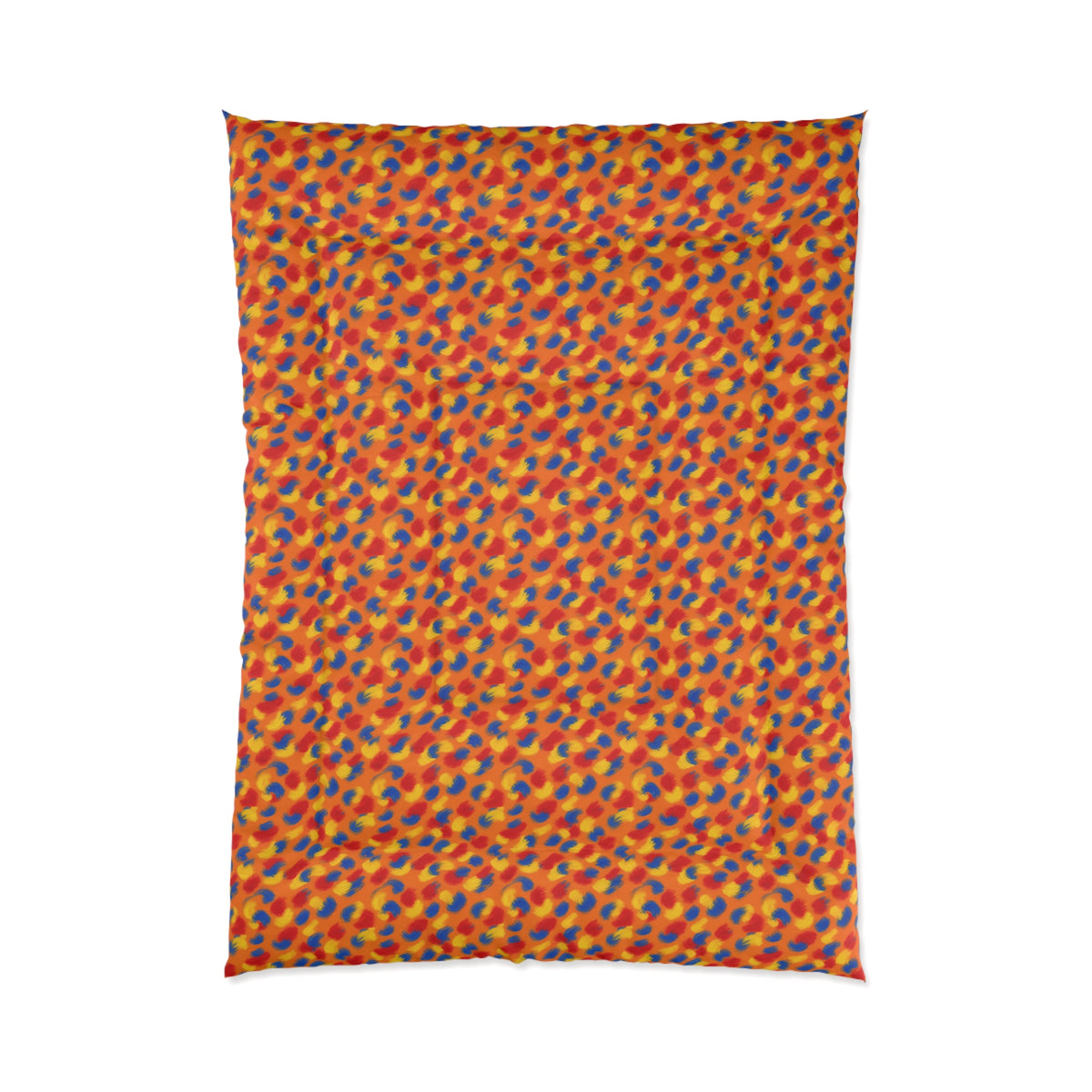 Wet Stroke Blends Comforter – Expressionist Brushstroke Abstract Pattern