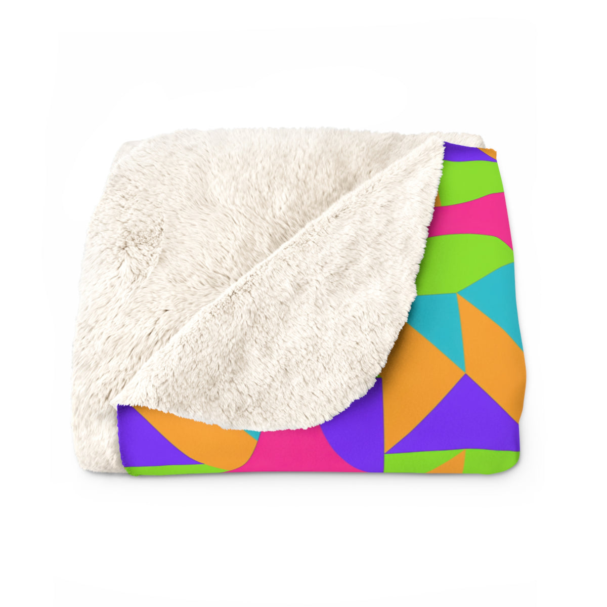 Broken Circle Planes Sherpa Fleece Blanket – Tropical Punch
