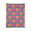 Giant Cut Gem Grid Comforter – Peacock Jewel