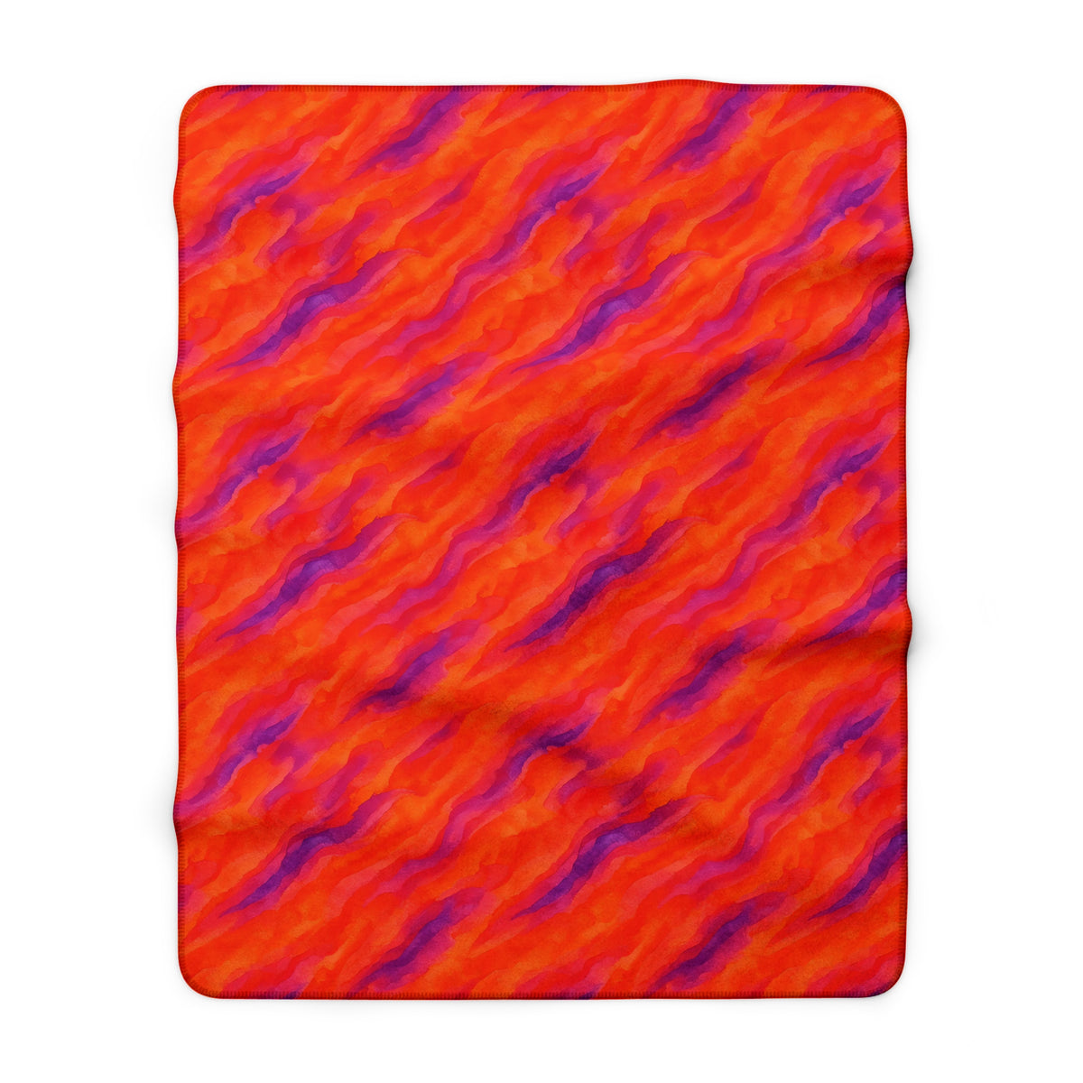 Wash Ribbon Drift Sherpa Fleece Blanket – Ombre Wash Pattern