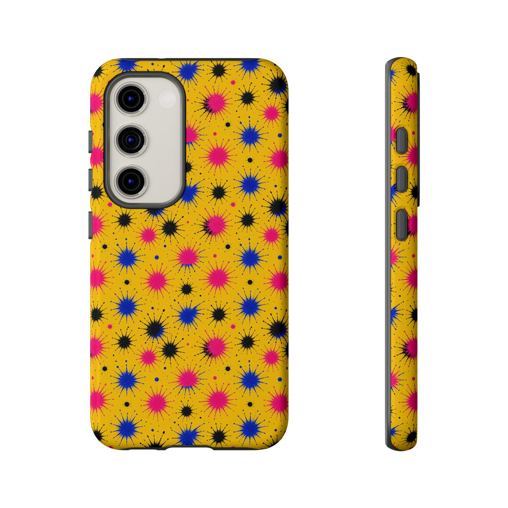 Splash Crowns Tough Phone Case – Ink Splash Pattern