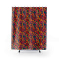 Ripple Thread Drift Shower Curtain – Suminagashi Pattern