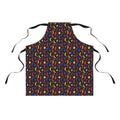 Crescent Scatter Apron – Cut-Paper Abstract Pattern