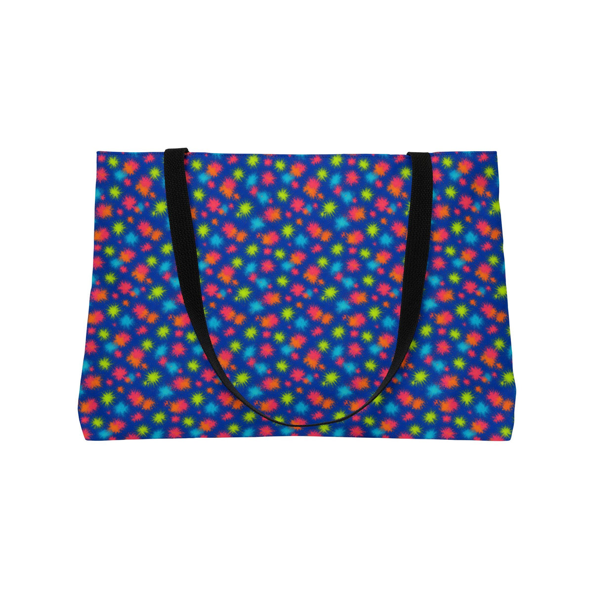Speckle Bleed Weekender Tote Bag – Ice Dye Pattern