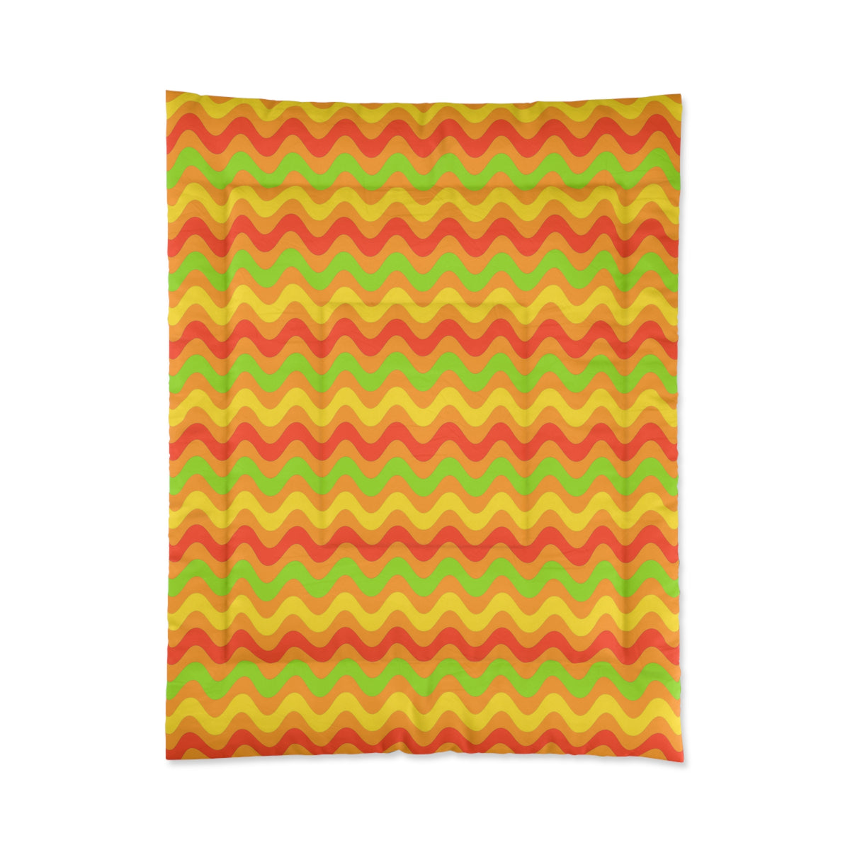 Big Ripple Chevrons Comforter – Hot Citrus
