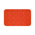 Vermilion Riot Bath Mat – Action-Painting Abstract Pattern