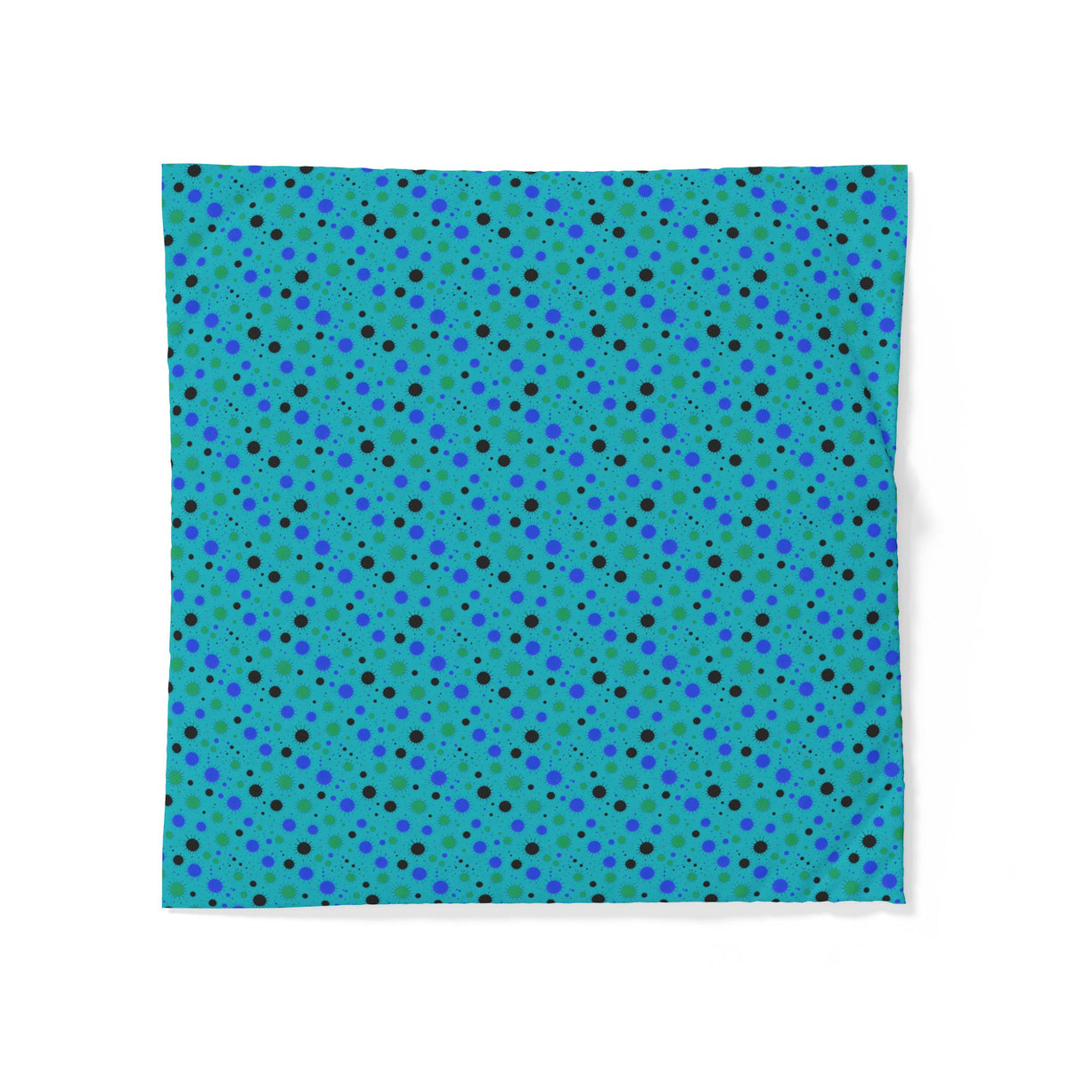 Blot Burst Cotton Duvet Cover – Peacock Jewel