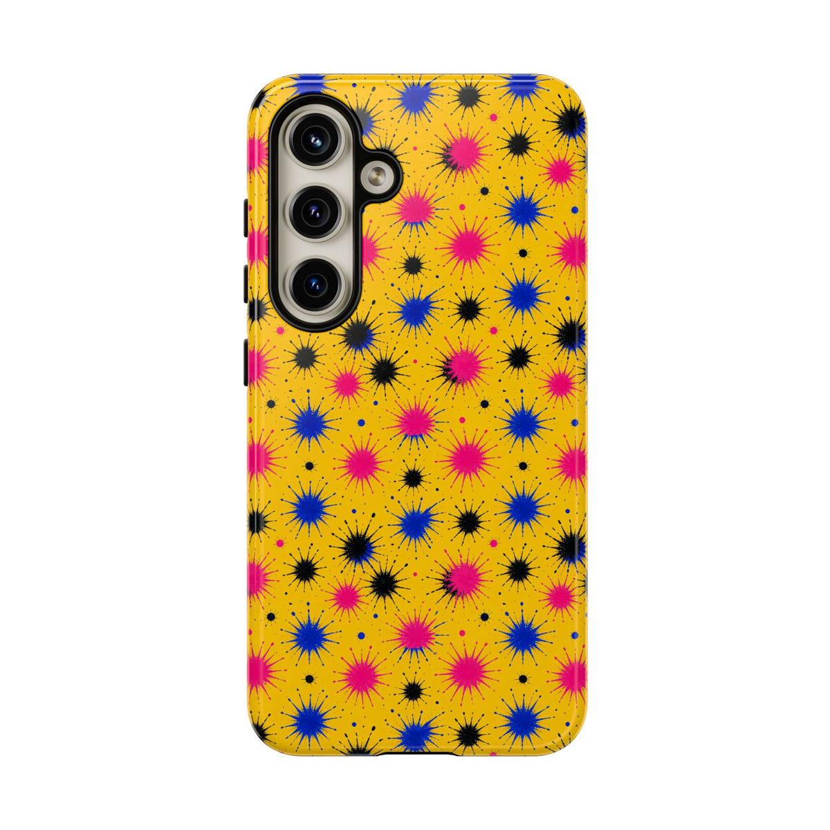 Splash Crowns Tough Phone Case – Ink Splash Pattern