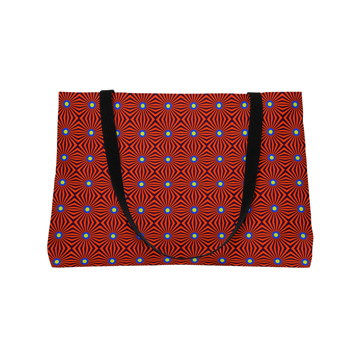 Starburst Stripes Weekender Tote Bag – Op-Art Pattern