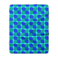 Bold Bulge Checker Sherpa Fleece Blanket – Ocean Jewel